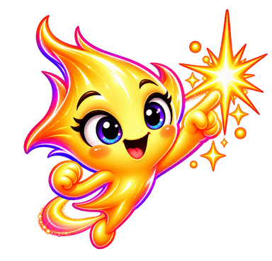 TinySpark Flame Mascot